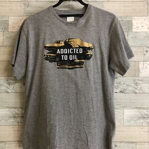 APC アーペーセー　ADDICTED TO OIL SECTION MUSICALE フロント　プリント　車　半袖Tシャツ