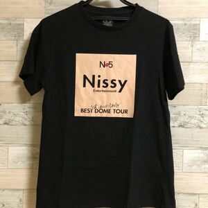 N5 Nissy Entertainment 5th Anniversary BEST DOME TOUR プリント　ライブ　グッズ　半袖Tシャツ M
