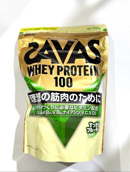 ザバス ホエイプロテイン100 すっきりフルーティー風味 700g 賞味期限2027年3月 すっきりフルーティ