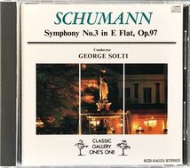 CD/ シューマン：交響曲第3番「ライン」、第4番 / ショルティ& VPO_画像1