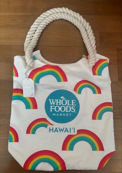 Whole Foods Market Hawaii トートバッグ レインボー 未使用