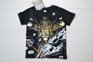 ☆ 新品 未着用 UNIQLO STARWARS ユニクロ スターウォーズ UT Tシャツ 100cm 黒 子供用 半袖 タグ付き ダースベイダー ☆