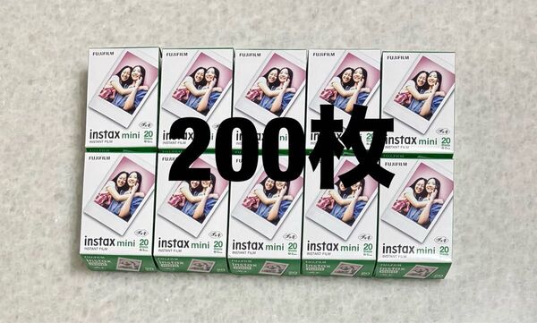 instax mini JP 2パック × 10セット 200枚 INSTANT FILM 富士フイルム チェキフィルム
