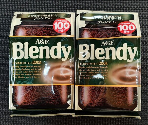 AGF ブレンディ インスタントコーヒー 詰替え用 200g×2袋