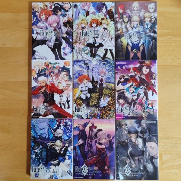 角川書店 Fate/Grand Order コミックアラカルト 1~2, 4~8, 10~11巻セット