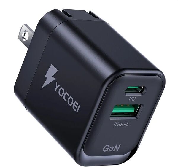 【33W急速充電】GaNⅡ搭載 USB-C & USB-A 2ポート充電器 iSonic技術 急速充電器 PD充電器Type-C