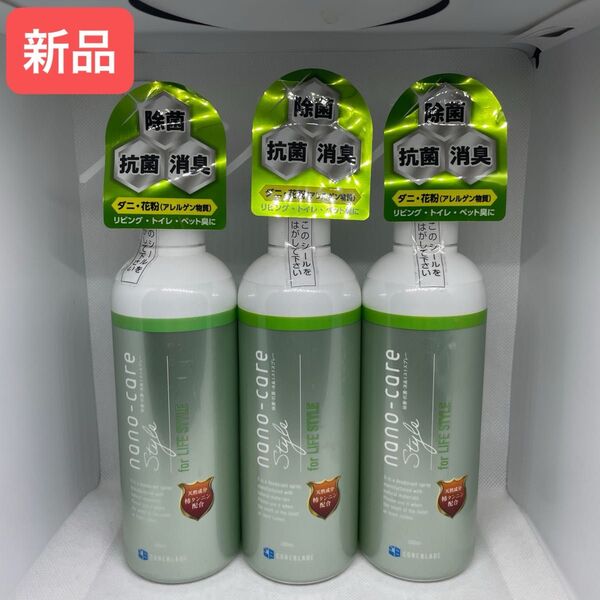 nano-care 除菌抗菌消臭ミストスプレー 日本製 3本セット