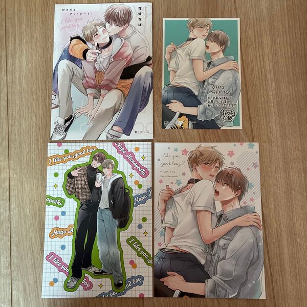 好きだよグッドボーイ 特典セット アニメイト限定4Pリーフレット3冊 両面イラストカード