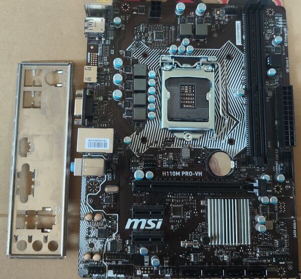 msi H110M PRO-VH IOパネル有 LGA1151 microATX マザーボード