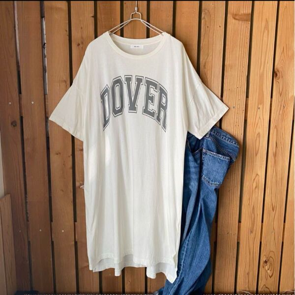 niko and ... ニコアンド ロング Tシャツ ワンピース 半袖 コットン