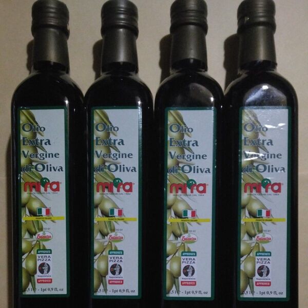 Mira Olio Extra Vergine di Oliva mira エクストラバージンオリーブオイル 4本