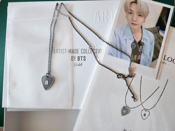 ARTIST-MADE COLLECTION BY BTS SUGA ギターピックネックレスBLACK