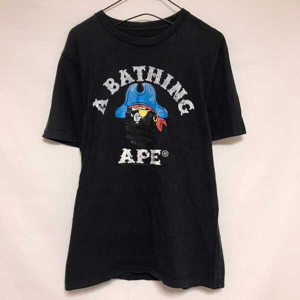 A BATHING APE エイプ Tシャツ マリン 海賊 ゴリラ 黒 ブラック