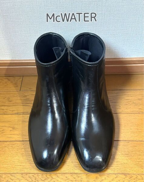 McWATER レインブーツ シューズ マックウォーター レインシューズ 黒 メンズ 26.5cm 長靴