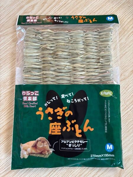 うさぎの座ぶとん アジアンビタチモシー Mサイズ 新品未開封 6枚
