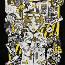 ★新品 RUDIE'S（ルーディーズ）／ビッグTシャツ OMOTEURA 黒 jbstyle コラボ Mサイズ_画像4