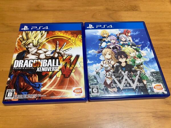 ドラゴンボールゼノバース ソードアートオンライン ゲームディレクターズ・エディション ps4ソフト セット売り ゲームソフト