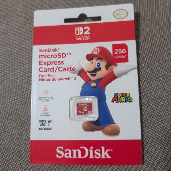 新品未使用 SanDisk microSD Express Card 256GB for Nintendo Switch 2