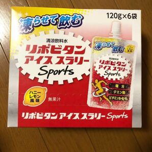 大正製薬 リポビタンアイススラリー for Sports ハニーレモン風味 120g × 6個