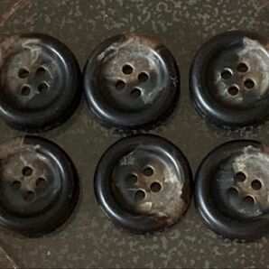 ☆定価792円☆【深みのある輝き】上質マーブルボタン 20mm 6個セット