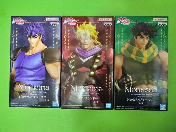 ジョジョの奇妙な冒険 ファントムブラッド ディオ ブランドー&ジョナサン&ジョセフ Mometria フィギュア 3体フルセット