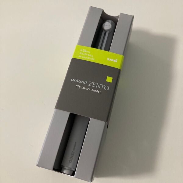 uniball ZENTO ゼント シグニチャーモデル 0.38mm 1個 シルバー