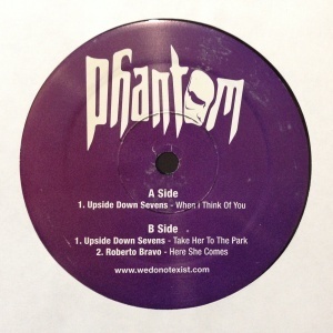 12inchレコード PHANTOM / UPSIDE DOWN SEVENS