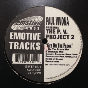 12inchレコード PAUL VIVONA / THE P.V. PROJECT 2