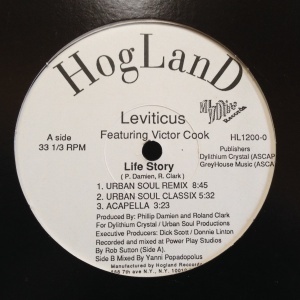 12inchレコード LEVITICUS / LIFE STORY feat. VICTOR COOK