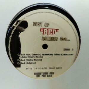 12inchレコード　 J.HOLIDAY / BEST OF BED REMIXES etc…