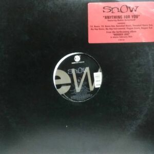 12inchレコード　 SNOW / ANYTHING FOR YOU REMIX feat. NADINE SUTHERLAND