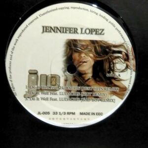 12inchレコード　 JENNIFER LOPEZ / DO IT WELL [BEST HITS REMIX] feat. LUDACRIS