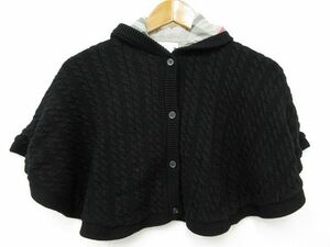 バーバリー BURBERRY CHILDREN 2WAY ニットポンチョ ジャケット 女児 100Aサイズ ■L22900SSA20-50-3