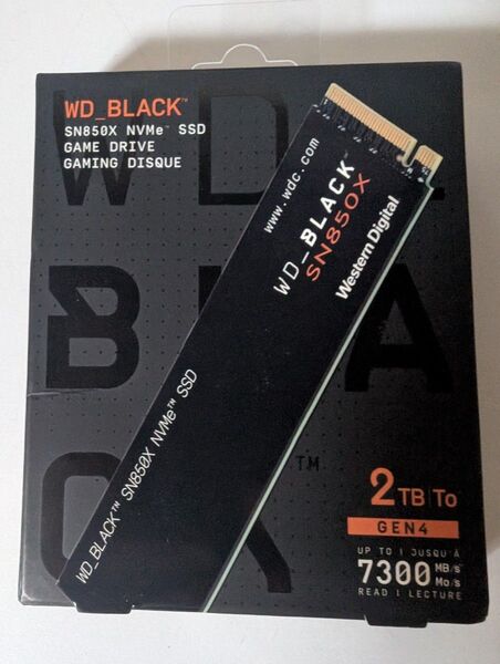 WD BLACK SN850X SSD 2TB