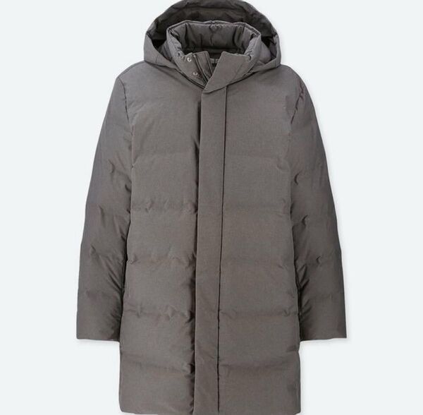 【UNIQLO】シームレスダウンコート グレー【XXL】