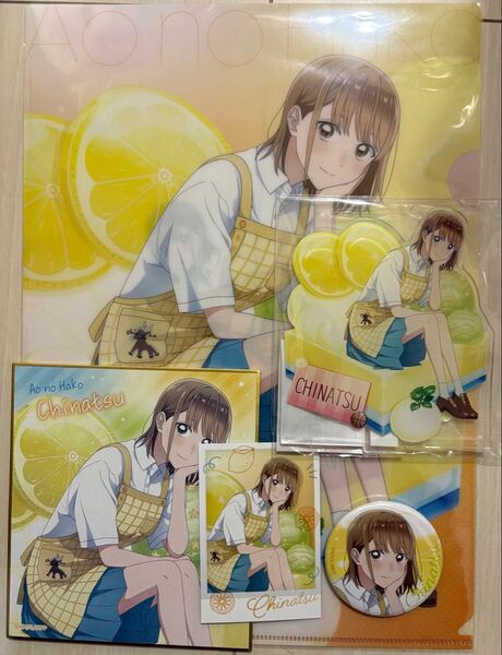 アオのハコ 夏色 Sugar Days 鹿野千夏 アクリルスタンド クリアファイル 色紙 缶バッジ チェキ風カード