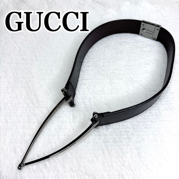 GUCCI グッチ ホースビット ベルト シルバー金具 イタリア製 細ベルト スライドベルト おしゃれ