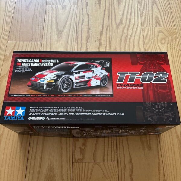 タミヤ 1/10RC トヨタ ガズー レーシング WRT/GR ヤリス ラリー1 ハイブリッド (TT-02シャーシ) 新品未開封