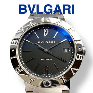 ブルガリ BB38SS オートマ 自動巻き ブラック メンズ 腕時計 ブランド