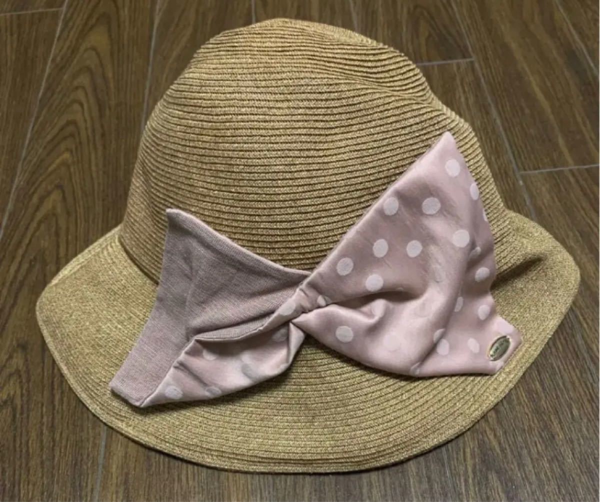 正規通販 麦わら帽子 リボン つば広 ストローハット York New Athena ...