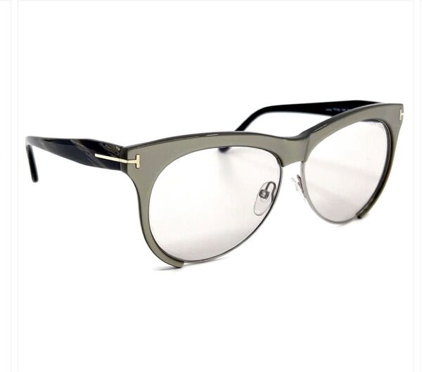 美品 TOM FORD トムフォード LEONA レオナ サングラス 伊達眼鏡 メガネ 男女兼用 TF365 5912 140