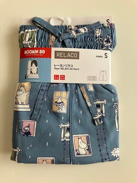 【新品】Sサイズ◆ユニクロ ◆レーヨンリラコ ルームウェア ムーミン