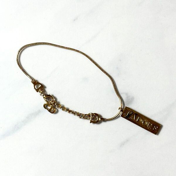 【美品】Dior J'ADORE クリスチャンディオール ブレスレット ゴールド アクセサリー