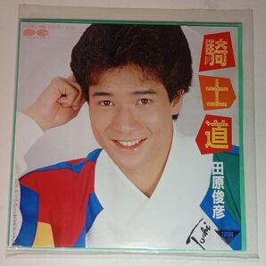 田原俊彦 シングルEPレコード「騎士道」ピクチャー仕様