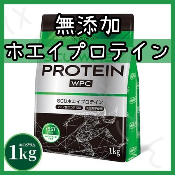 NICHIGA SCUホエイプロテイン プレーン 1kg