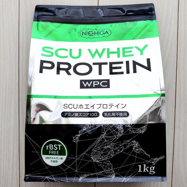 NICHIGA SCUホエイプロテイン プレーン 1kg