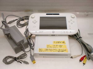 208181 WiiU本体(32GB)内蔵ソフト多数マリオメーカー、キューブアイランド、タンク、ファミコンMIX2他 現状品