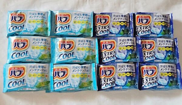 花王 バブ COOL入浴剤 ミント2種 12個セットお試し