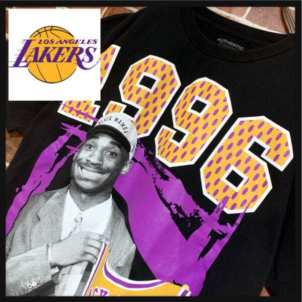 【入手困難】コービーブライアント★BLACK MAMBA ロサンゼルス・レイカーズ★NBA★バスケット★tシャツ★L★黒古着