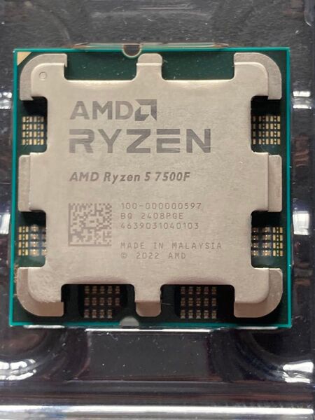 Ryzen 7500F バルク品 AMD CPU AM5